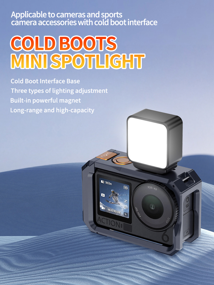 Photography Lighting Description - Magnetic Mini LED Video Light, 3-Color