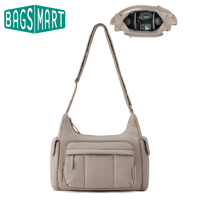 Photography Lighting Equipment Bags - BAGSMART 2 in 1 Camera Sling