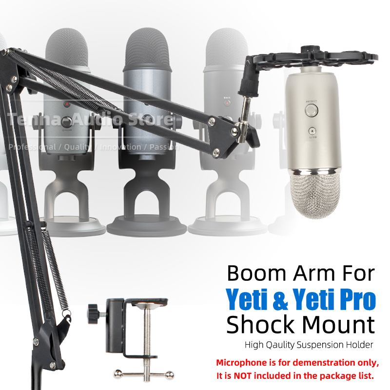 Boom Arm Stand - Suspension Boom Arm Anti Vibration For