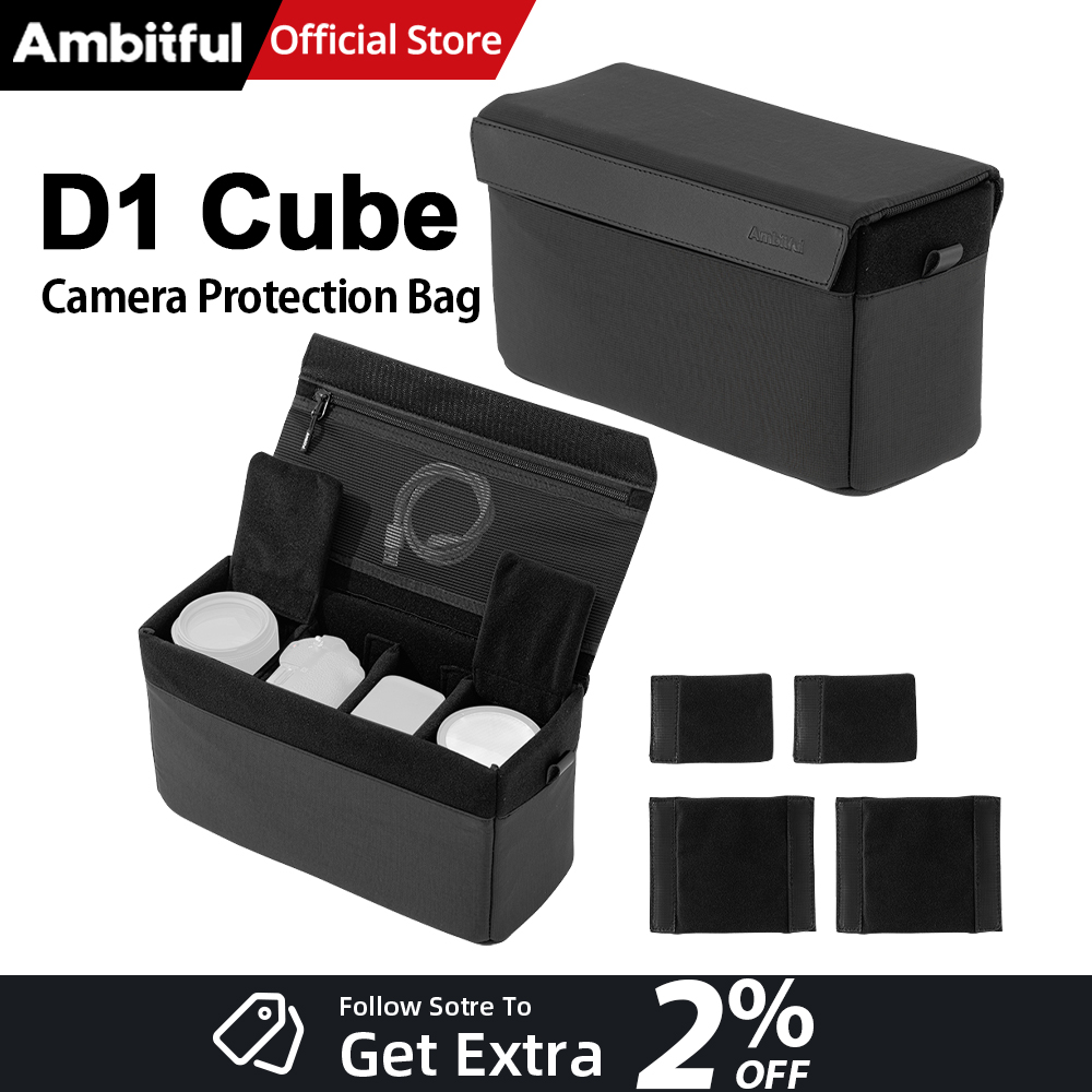 Photography Lighting Equipment Bags - AMBITFUL D1 Cube Waterproof DSLR Camera