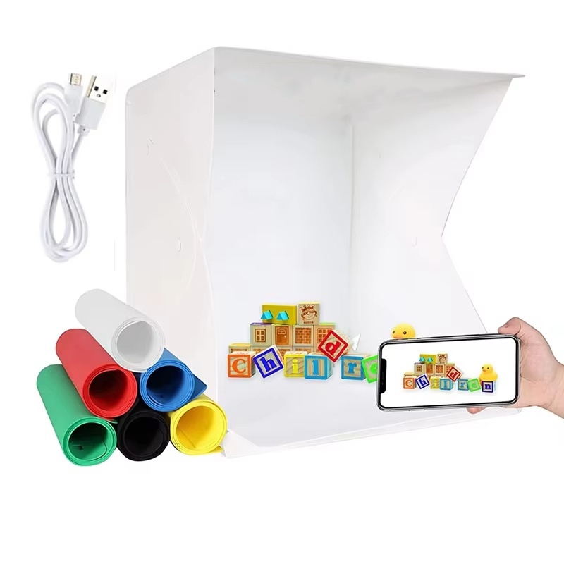 Photography Lightning - Folding Lightbox Portable Photography LED Photo