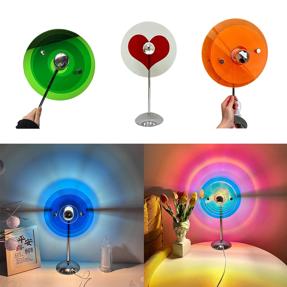 Photography Lighting No Shadows - USB Table Lamp Romantic Love Projector