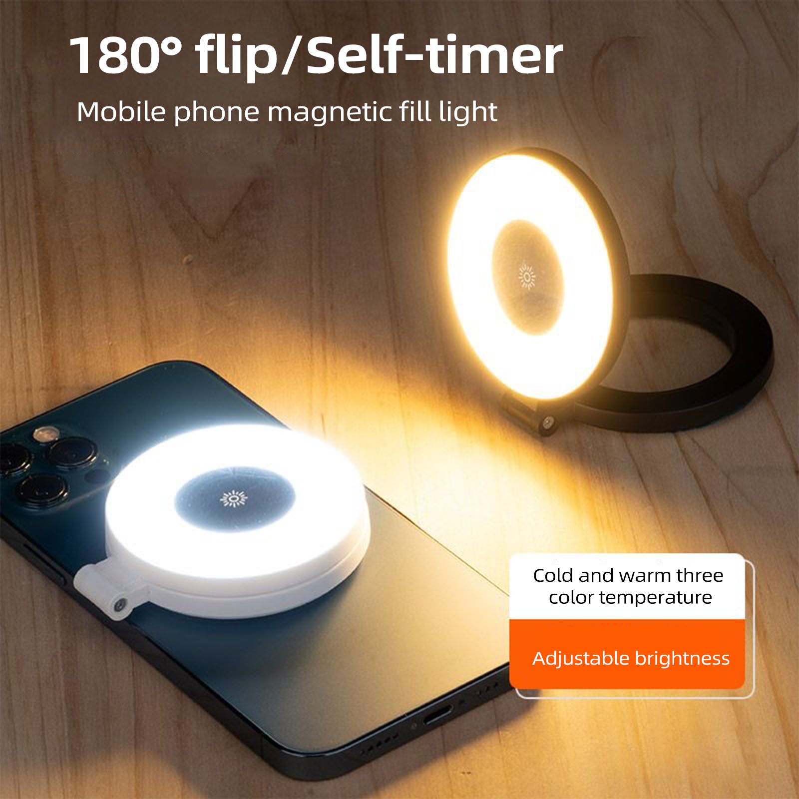 Photography Lighting Ring - Magnetic Selfie Ring Light Smartphone Magnetic