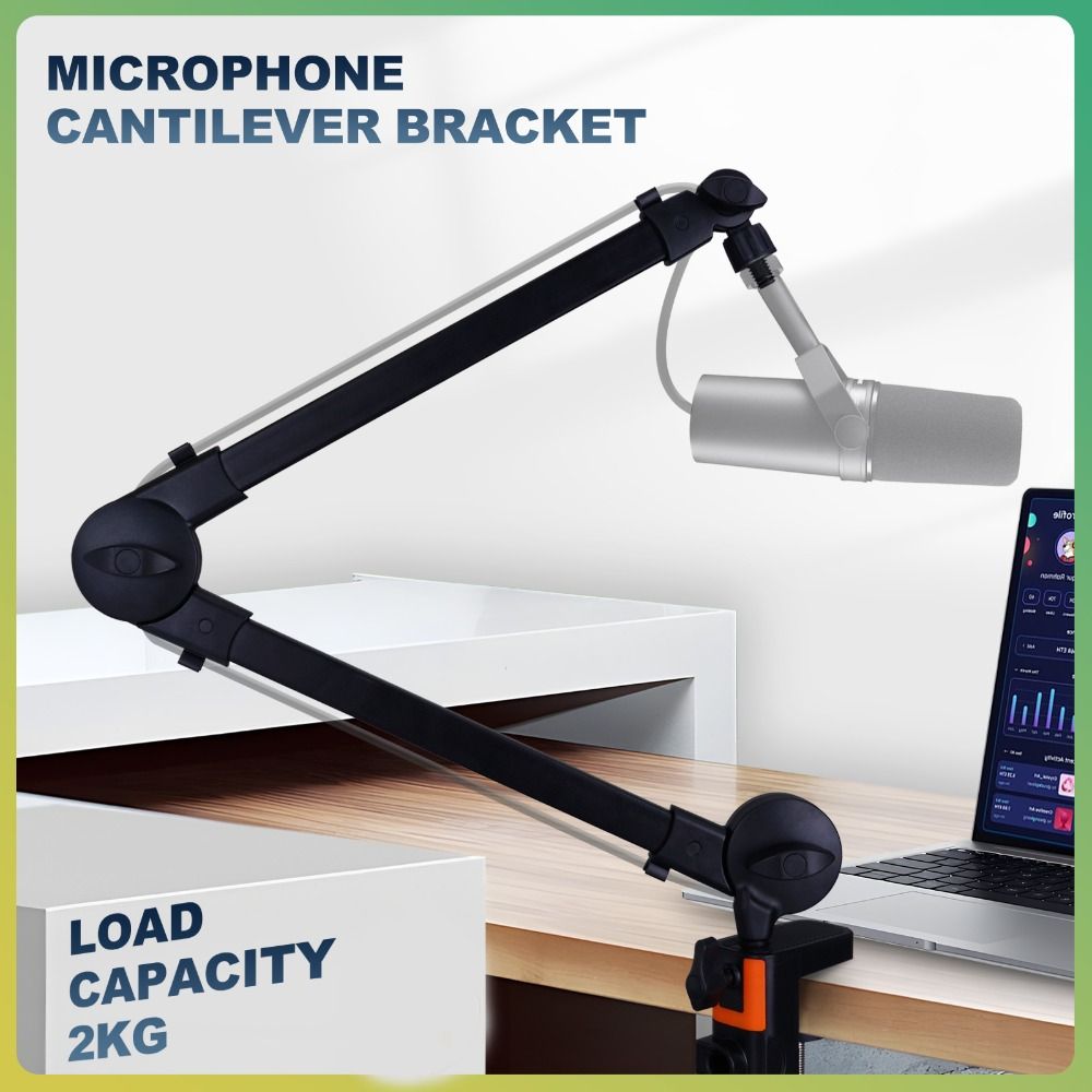 Boom Arm Stand - Microphone Boom Arm Mic Stand Desk