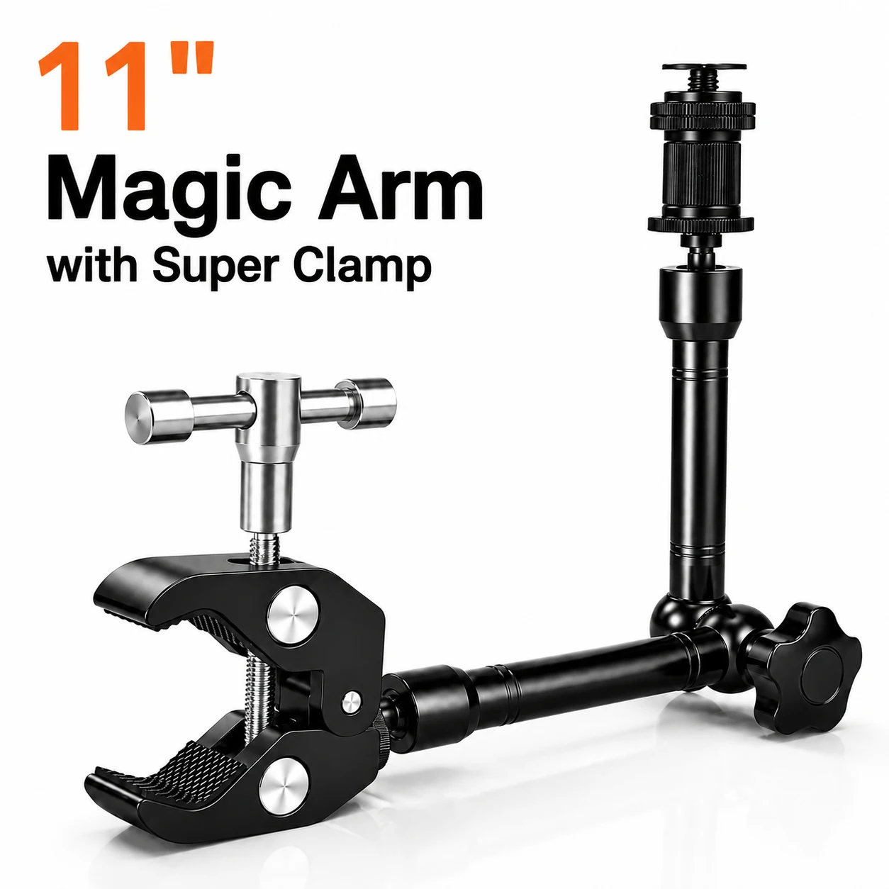 Photography Lighting Description - 11 inch Magic Arm with Super
