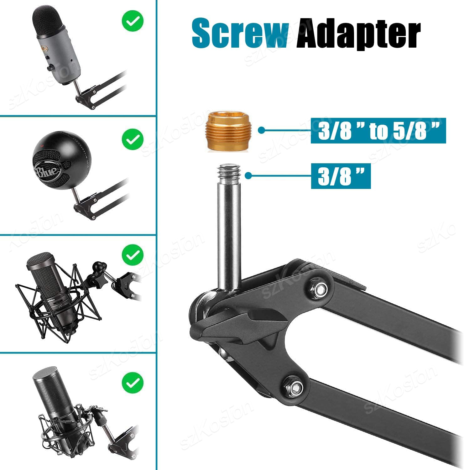 Articulated Arm Microphone Sta - đánh giá và giá Boom Arm Stand