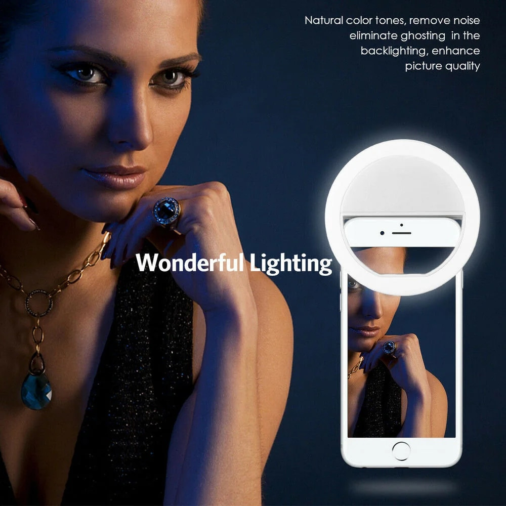USB Charging LED Selfie Ring L - đánh giá và giá Photography Lighting Description