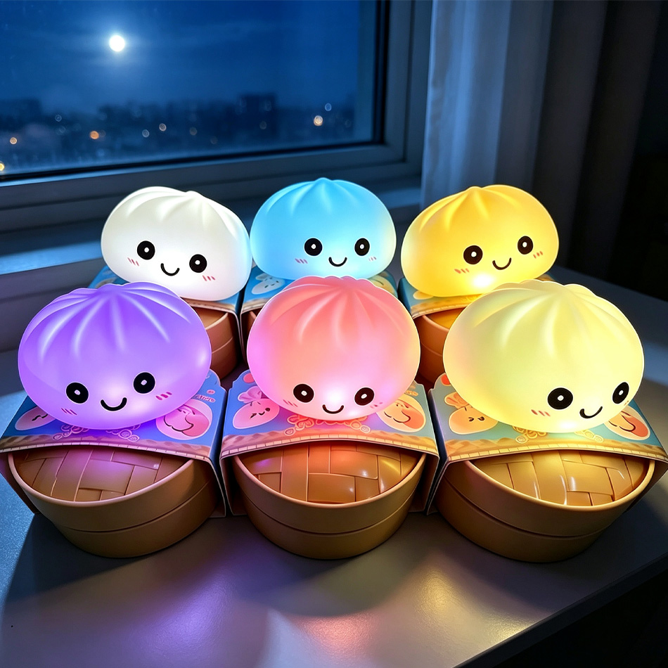 Aesthetic LED Bun Night Light, - đánh giá và giá Photography Lighting For Food