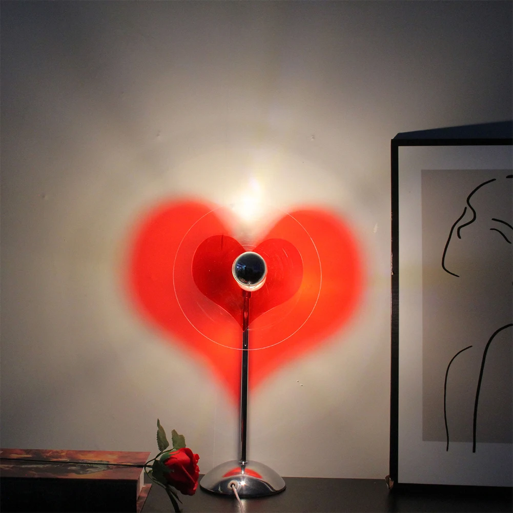 USB Table Lamp Romantic Love P - đánh giá và giá Photography Lighting No Shadows