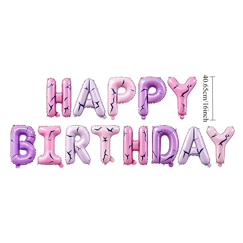 16inch purple pink Happy Birth - đánh giá và giá Photography Lightning