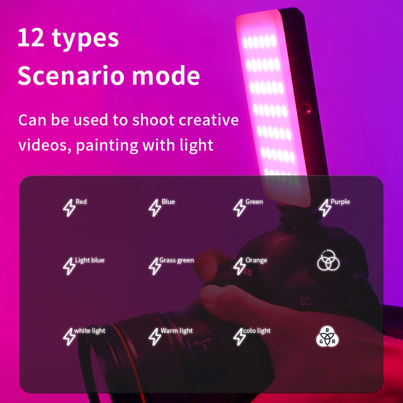 RGB Video Light Portable LED C - đánh giá và giá Photography Lighting Description