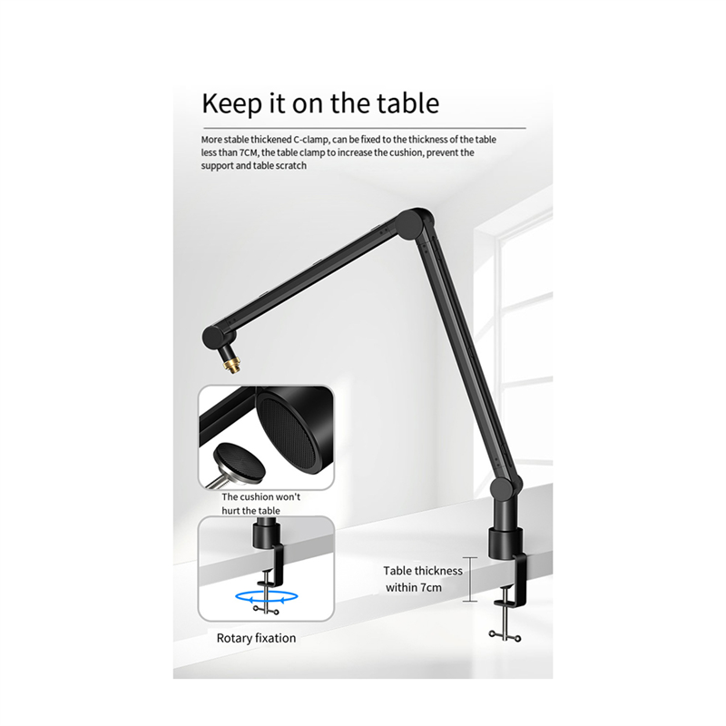 360 Degree Adjustable Micropho - đánh giá và giá Boom Arm Stand
