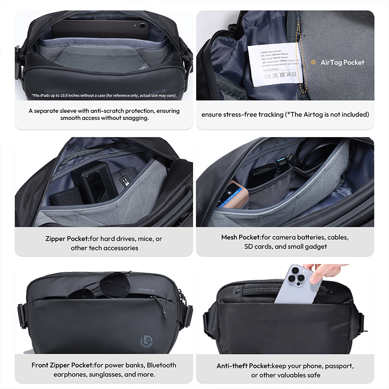 Ulanzi PB038 Travel Sling Bag  - đánh giá và giá Photography Lighting For Outdoors