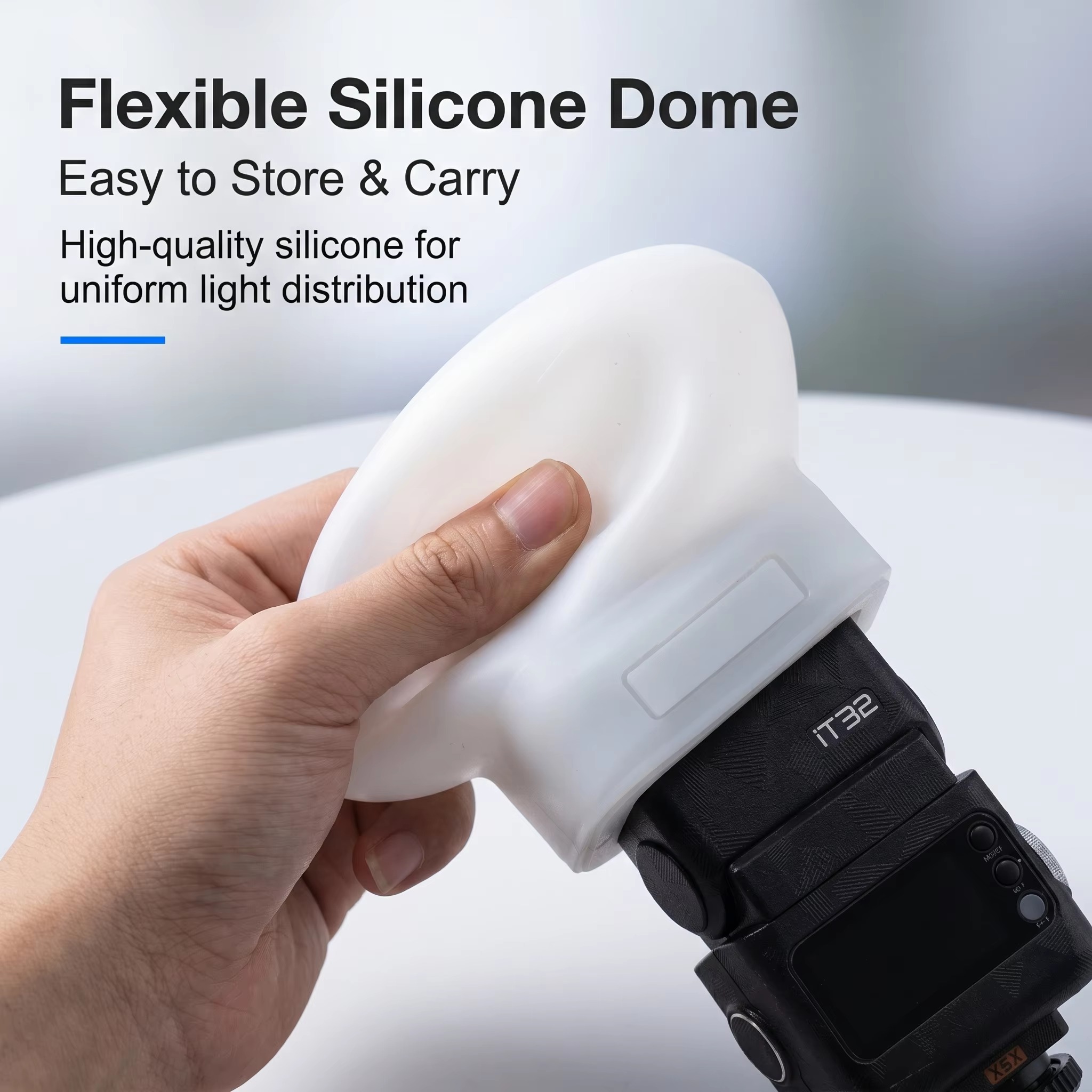 Silicone Flash Diffuser Cover  - đánh giá và giá Photography Lighting No Shadows
