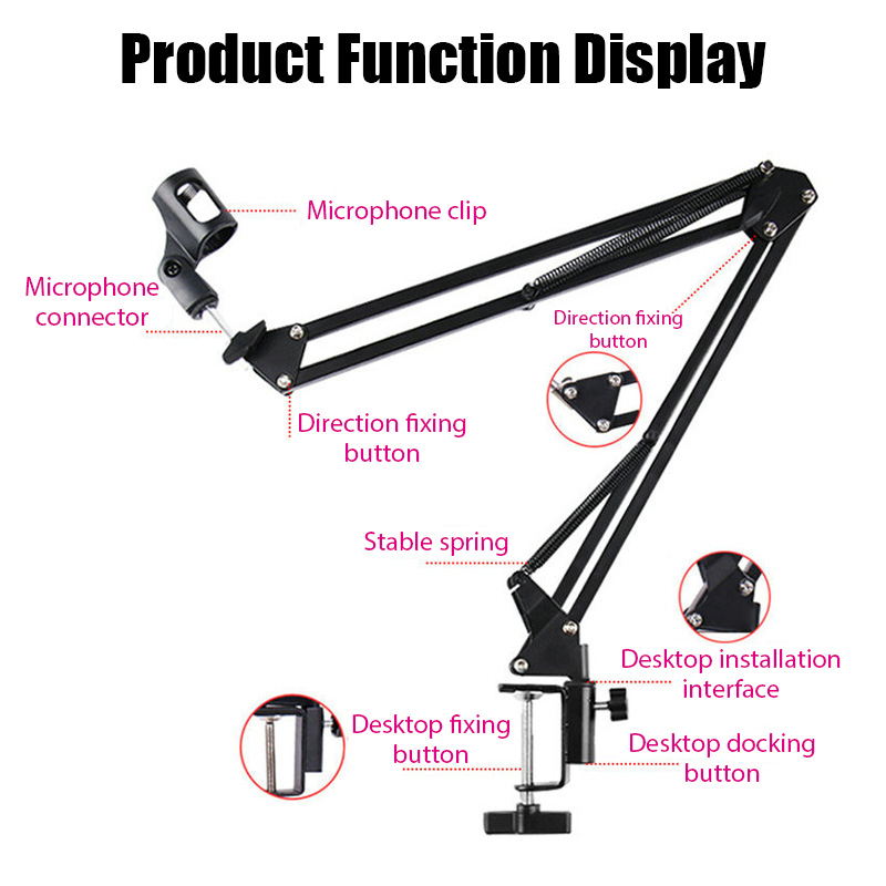 Professional Flexible Desktop  - đánh giá và giá Boom Arm Stand