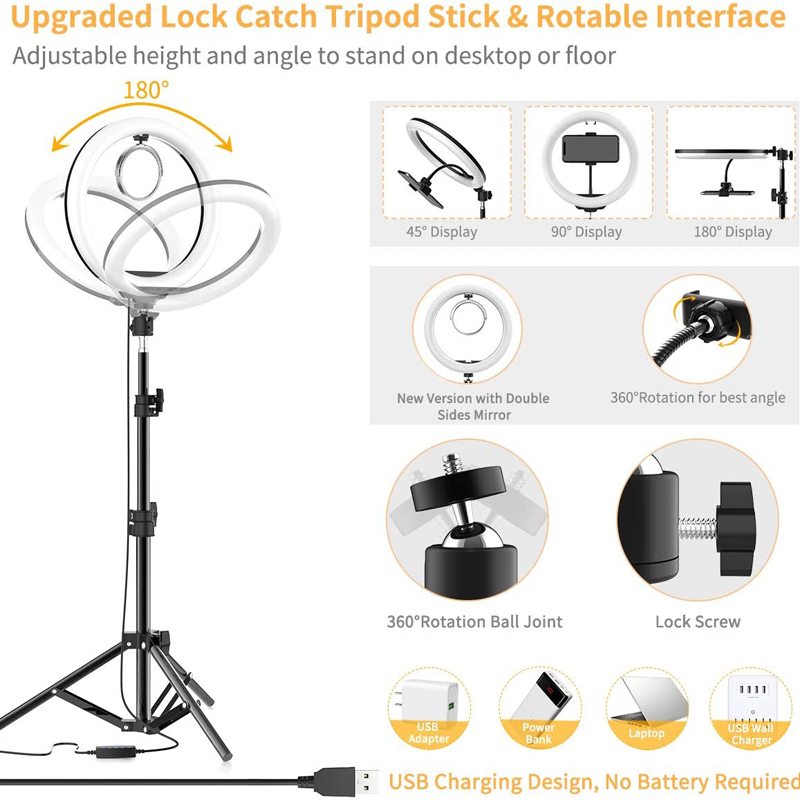Video Light 16/26/33cm Selfie  - đánh giá và giá Photography Lighting Description