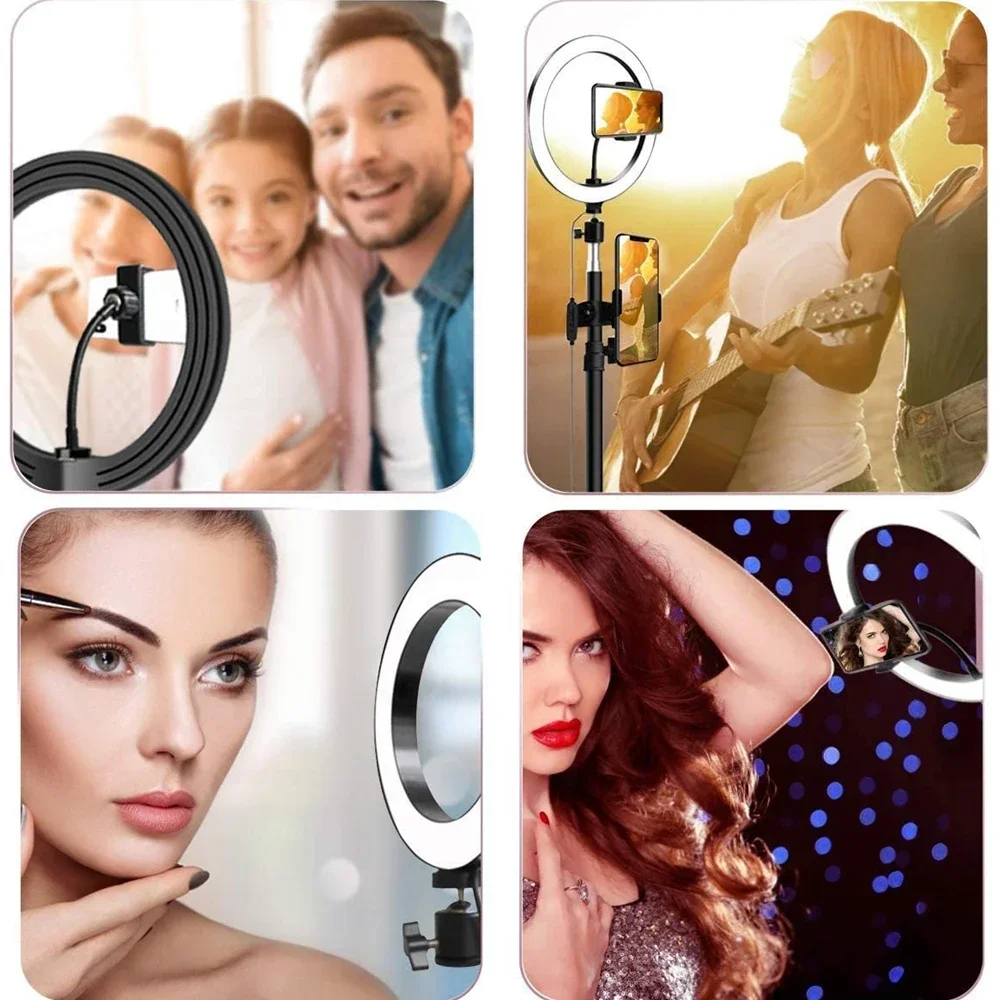 3Modes Mini LED Desktop Video  - đánh giá và giá Photography Lighting Ring