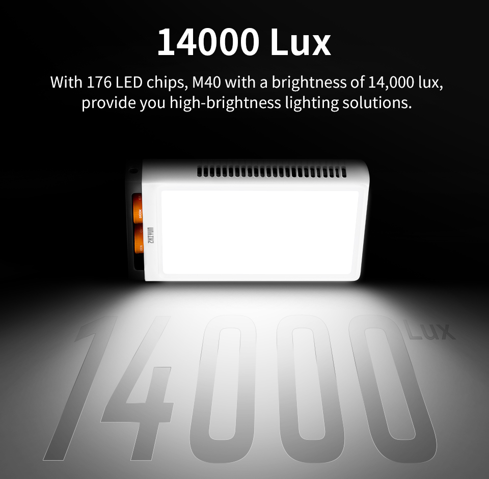 ZHIYUN FIVERAY M40 40W Led Lig - đánh giá và giá Photography Lighting Description
