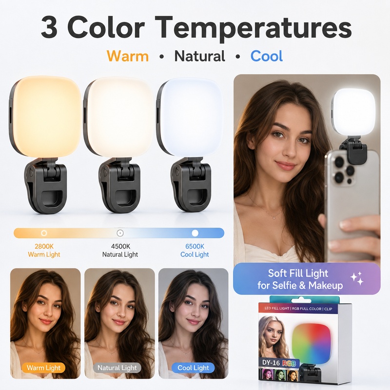 Portable RGB LED Fill Light Po - đánh giá và giá Photography Lighting For Outdoors
