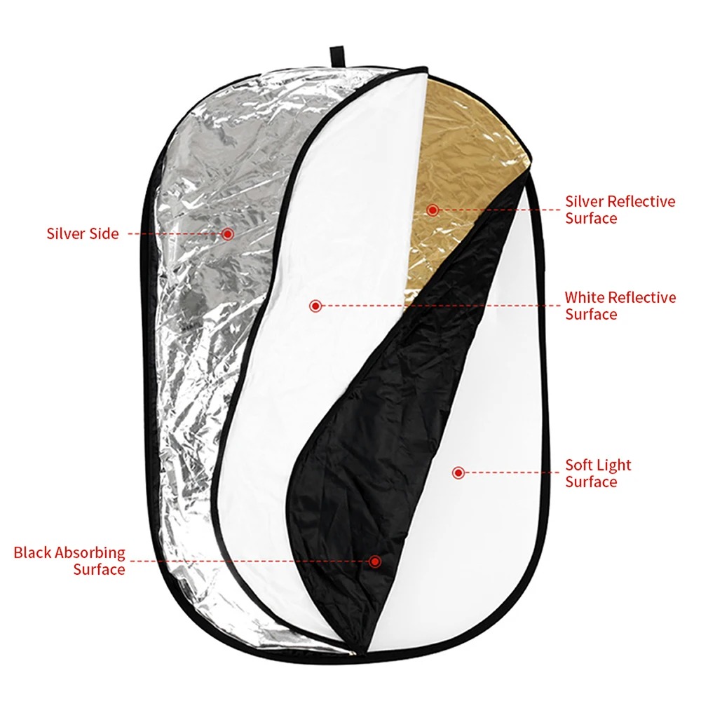 60/80/110CM 5-in-1 Collapsible - đánh giá và giá Photography Lighting For Outdoors