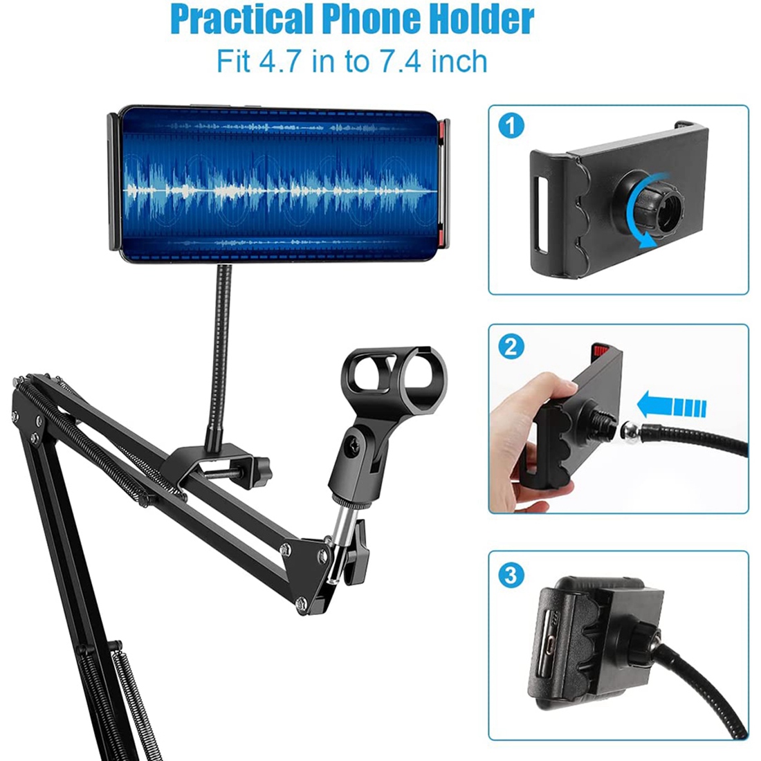 NALFI-Microphone Stand,Adjusta - đánh giá và giá Boom Arm Stand