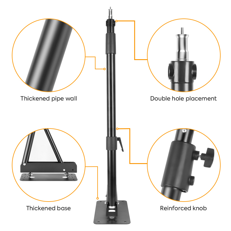 53.9inch Wall Mount Aluminium  - đánh giá và giá Boom Arm Stand