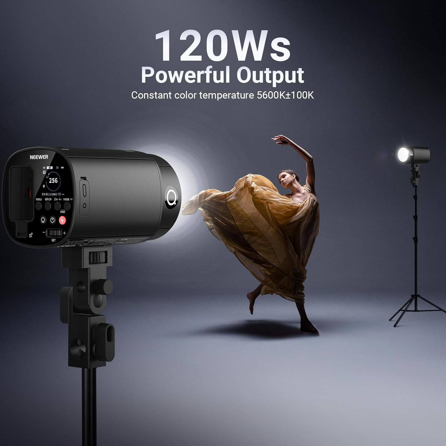NEEWER 120Ws 2.4G TTL Outdoor  - đánh giá và giá Portable Strobe Monolight