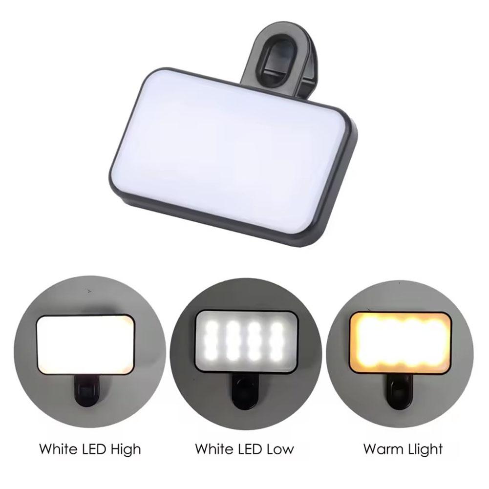 Mini LED Selfie Light 3 Color  - đánh giá và giá Photography Lighting With Flash